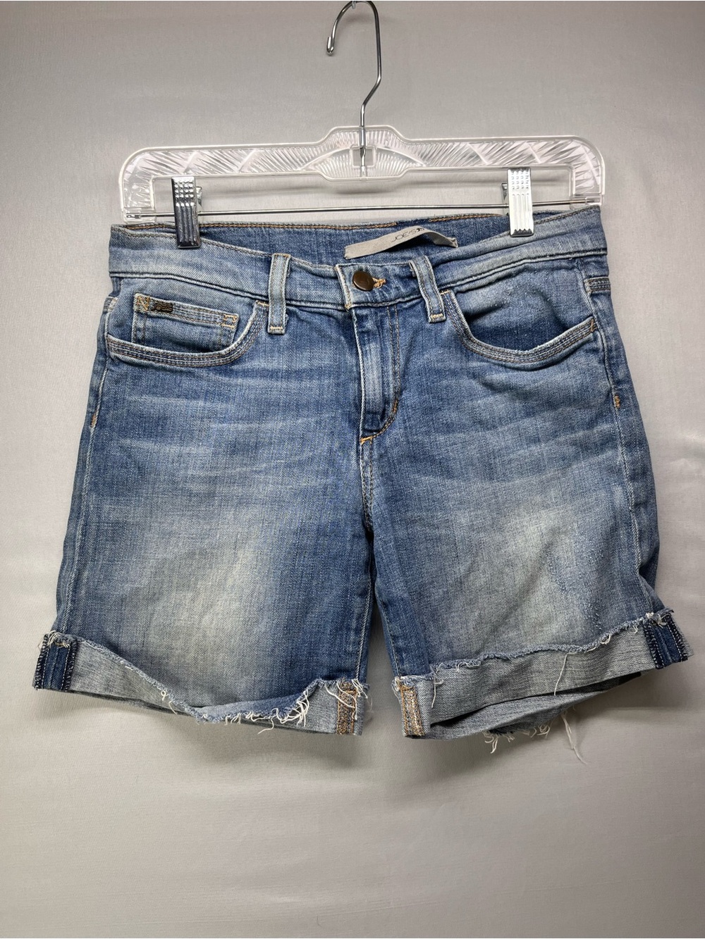 Joe's Jeans Light Blue Distressed Denim Cutoff Shorts